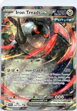 066/091 Iron Treads ex | Double Rare Card | SV-04.5 Paldean Fates : Pokemon TCG - Image 1
