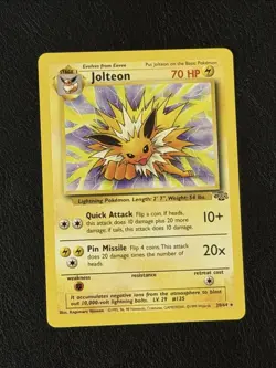 1999 Pokemon TCG Jolteon Jungle 20/64 Regular non holo Rare - Image 1