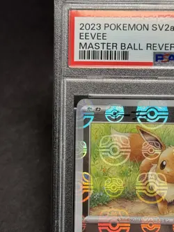 Eevee Master Ball Reverse Holo 133/165 PSA 10 SV2a Japanese Pokemon Gem Mint - Image 2