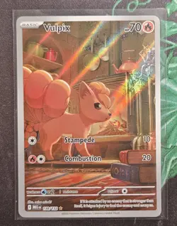 Vulpix 138/132 Illustration Rare - Mega Evolutions - Pokemon TCG -Near Mint NM - Image 1