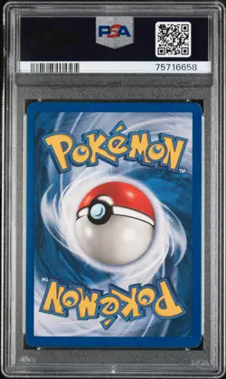 1999 POKEMON BASE SET 1999-2000 "4TH PRINT" #12 NINETALES-HOLO PSA 7 UK PRINT - Image 2