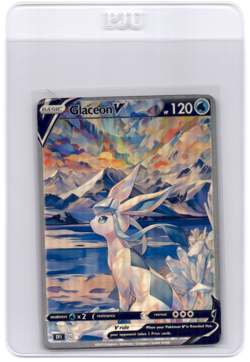 HandMade Per Order PokeTeamLegends Pokemon Card Holo PTL18 Glaceon - Image 1