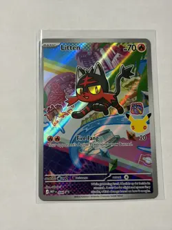 Pokemon TCG First Partner Illustration Collection Rowlet / Litten / Popplio Mint - Image 4