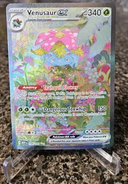 Venusaur EX SIR 198/165 Pokemon Scarlet & Violet 151 Near Mint - Image 1