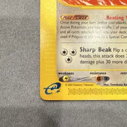 Pokemon Pidgeot 80 HP Rare Expedition Base Set 059/165 Stage 2 2002 English - Image 3