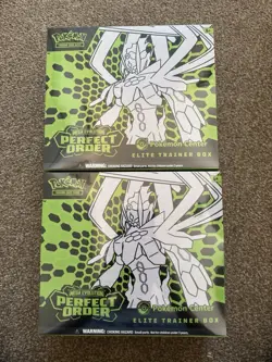 2x Pokemon TCG Perfect Order Pokemon Center ETB Elite Trainer Box - New Sealed - Image 1