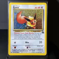 Eevee Promo 11 NM/LP -Vintage Holo Pokemon Card- Black Star Promo (4s1) - Image 1