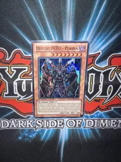 Yu-Gi-Oh Destiny Hero Plasma LCGX-EN134 Super Rare 1st Edition - Image 1