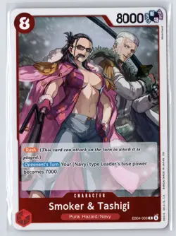Smoker & Tashigi #EB04-003 Adventure on Kami's Island Foil One Piece - Image 1