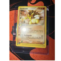 Pokemon Sandslash 21/100 EX Sandstorm Rare Card 2003 Nintendo - Image 1