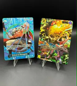 Edward.Newgate (SP) & Zeus (SP) from OP15 - 2 Card One Piece Lot - Image 1