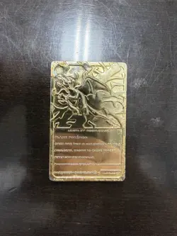 1999 Burger King 23K Gold Plated CHARIZARD Trading Card Pokemon Ball - Image 2