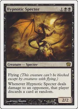MTG English Hypnotic Specter NM Normal 9th Edition - Image 1