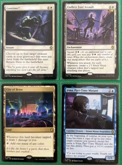 MTG TMNT TMC Rare Lot 62 Cards - City Of Brass, ContinueU Irma, Shadow Master - Image 1
