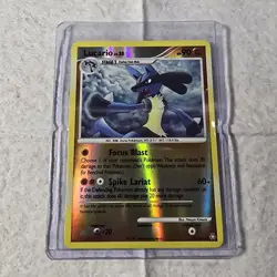 Lucario 61/146 Diamond Pearl Legends Awakened Reverse Holo Rare Pokemon Card - Image 1