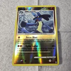 Lucario 61/146 Diamond Pearl Legends Awakened Reverse Holo Rare Pokemon Card - Image 2