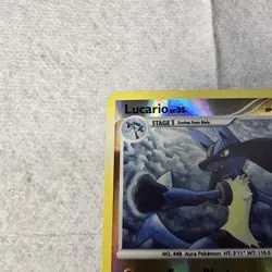 Lucario 61/146 Diamond Pearl Legends Awakened Reverse Holo Rare Pokemon Card - Image 3