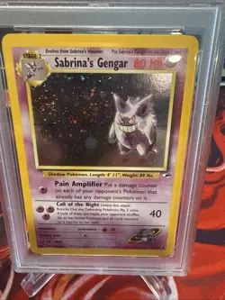 Sabrina's Gengar Holo Gym Heroes Card 014/132 PSA Grade 9 - Image 2