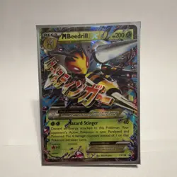 Pokemon M Beedrill EX Promo Holo Mega XY XY158 HP200 Card English Pokemon TCG - Image 1