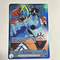 One Piece CCG Jinbe Leader Holo OP14-040 5000 Power English Card Bandai - Image 1
