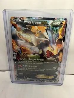 White Kyurem EX Holo BW63 Black and White Promos Pokemon Card - Lightly Played - Image 1