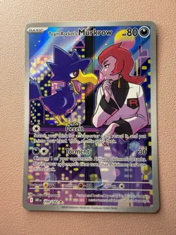 Pokemon TCG 3 Card Lot - Murkrow IR, Wigglytuff IR, & Mega Hawlucha Ex - Image 2