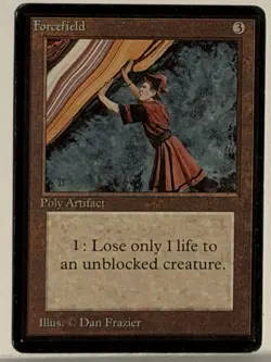 Magic the Gathering Beta Forcefield Card MTG Beta - Image 1