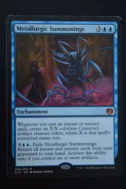 Magic The Gathering MTG METALLURGIC SUMMONINGS Kaladesh LP Lightly Played - Image 1