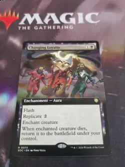 Mtg. Changing Loyalty. Extended Art. Commander: Secrets of Strixhaven. Nm - Image 1