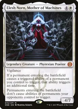 Elesh Norn, Mother of Machines - Phyrexia: All Will Be One ** NM MTG Mythic Rare - Image 1