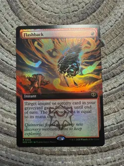 FLASHBACK FOIL [Extended Art] - Rare - SOS Secrets of Strixhaven MTG #0333 - Image 1