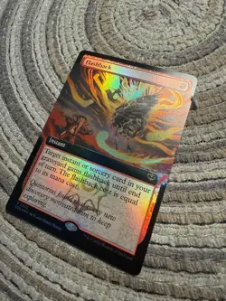 FLASHBACK FOIL [Extended Art] - Rare - SOS Secrets of Strixhaven MTG #0333 - Image 2
