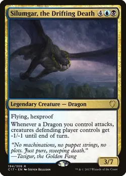 MTG Silumgar, the Drifting Death Commander 2017 #194 Rare Magic The Gathering - Image 1
