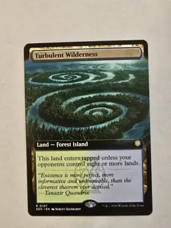 Turbulent Wilderness (Extended Art) 107 (R) MTG Commander: Secrets of Strixhaven - Image 1