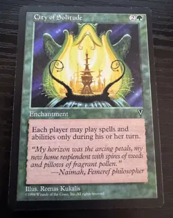 City of Solitude - Visions Magic the Gathering MTG - Image 1