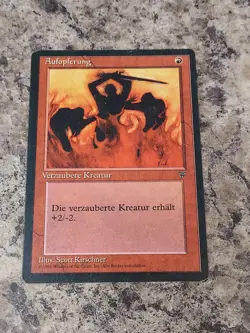 Immolation - Magic the Gathering MTG Legends German NICE! - Image 1