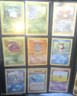 Pokemon binder lot - tons of vintage cards Base Set Venusaur Holo 1st Ed Moltres - Image 4