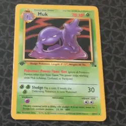 The Pokemon Company Grimer 48/62 Fossil Common Regular 1st Edition EN - Image 1