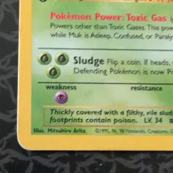The Pokemon Company Grimer 48/62 Fossil Common Regular 1st Edition EN - Image 2