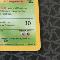 The Pokemon Company Grimer 48/62 Fossil Common Regular 1st Edition EN - Image 3