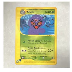Pokemon Arbok 35/165 Expedition Base Set Rare Regular Stage 1 2002 Kyoko Umemoto - Image 1