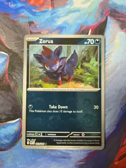 Zorua (Poke Ball Pattern) WHT 061/086 Pokemon SV: White Flare Common Holofoil - Image 1