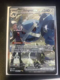Pokemon TCG Ascended Heroes Steven’s Metagross 289/217 SIR NM Strong Centering - Image 1