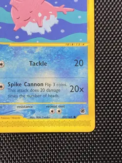 Corsola 102/165 Expedition e Reader Pokemon TCG WOTC Vintage - Image 4