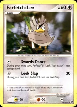Farfetch'd 49/132 Uncommon - Pokemon Secret Wonders 2007 MP - Image 1