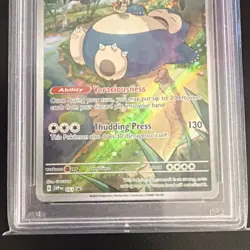 Pokemon TCG Snorlax SVP EN #051 151 Elite Trainer Box Promo Holo PSA 10 - Image 3