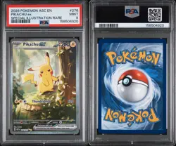 2026 POKEMON ASC EN #276 PIKACHU EX SPECIAL ILLUSTRATION RARE PSA 9 ASCENDED SIR - Image 3
