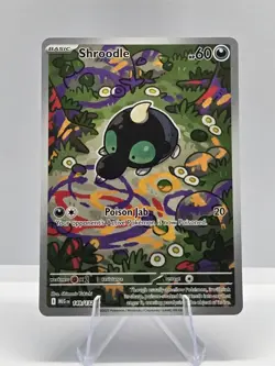 Shroodle 149/132 Illustration Rare Mega Evolution Pokemon NM - Image 1
