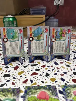 Bulbasaur Ivysaur Venasaur Evolution Line Topps Non Holo 1 2 3 - Image 2