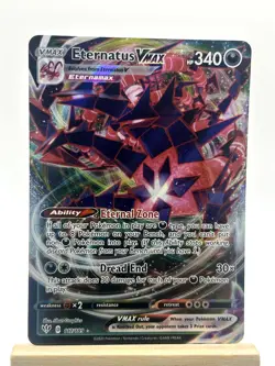 Eternatus VMAX 117/189 Holo VMAX Rare Darkness Ablaze Pokemon Near Mint - Image 1